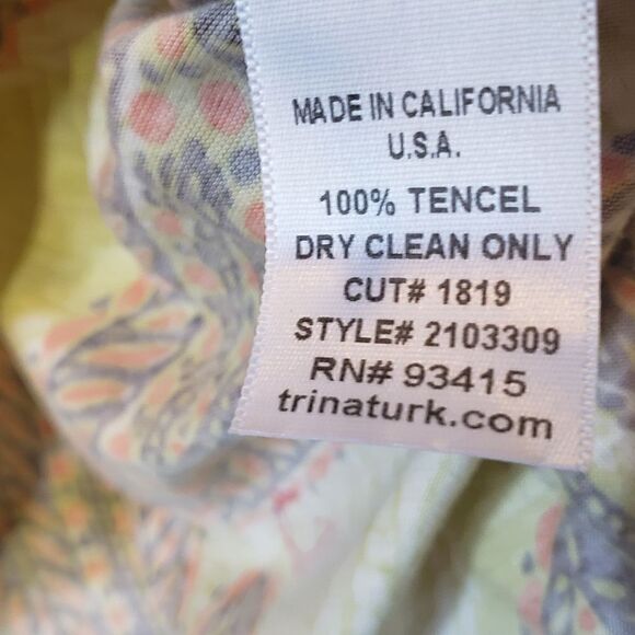 TRINA TURK Wrap Look Sleeveless Top - Picture 5 of 6